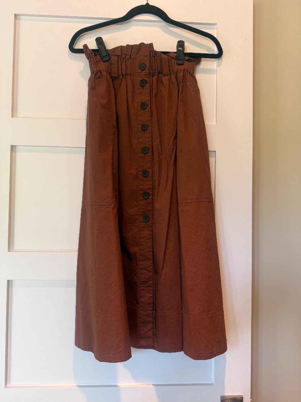 Breezy Maxi Skirt in Chocolate Brown